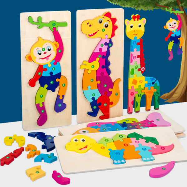 Puzzle 3D Jungle