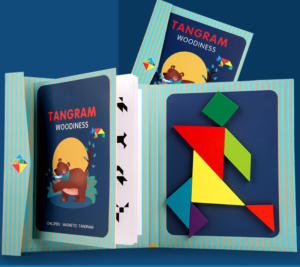 Livre Tangram magnétique