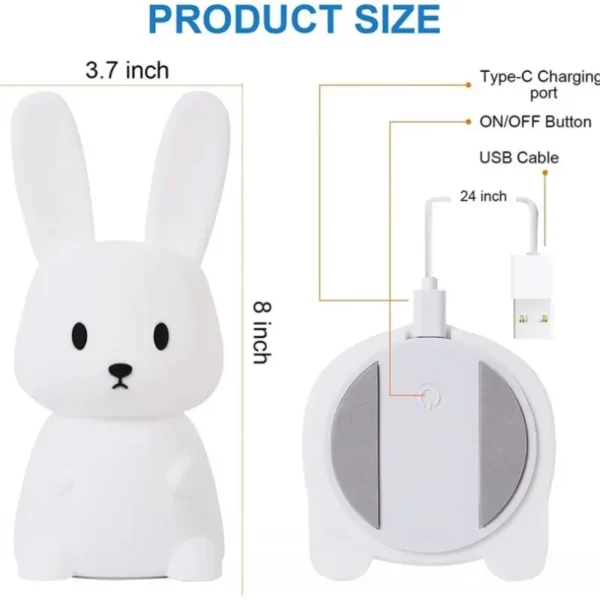 Veilleuse à LED Lapin – Image 14